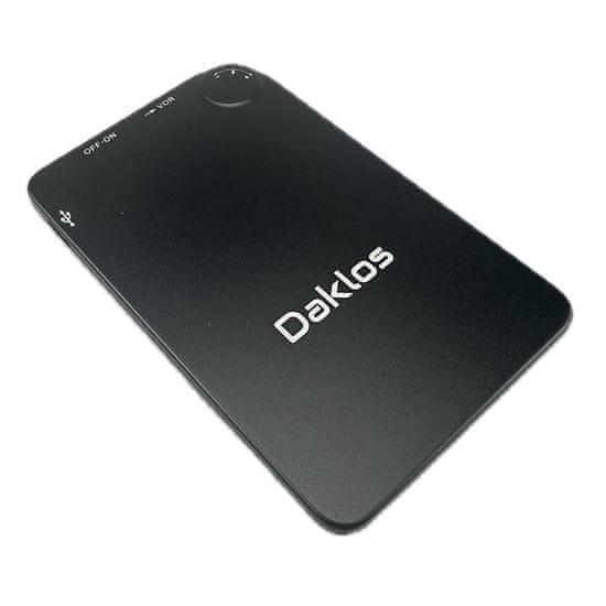 Daklos Diktafon a MP3 prehrávač KARTES 8 GB v kartě, špionážní záznamové zařízení karta