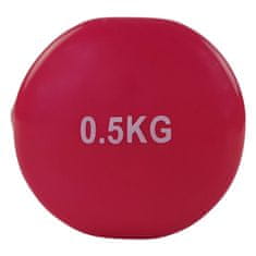 Tunturi Cvičební činky 2x0,5 kg růžové činky 0,5 kg