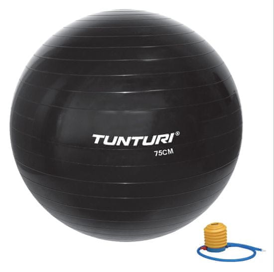Tunturi Gymnastický míč 75 cm, černý