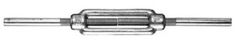 STREFA Napínák DIN 1480 navařovací M16, černý / balení 1 ks