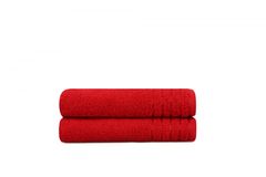 L'essentiel Sada 2 ks ručníků REDNOTE 50x90 cm červená