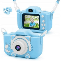 Sobex Dětský fotoaparát X5 kočka- modrý- dětský fotoaparát 