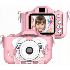 Sobex Dětský fotoaparát X5 pes- ružový - dětský fotoaparát 