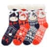 Taubert luxusní dárkově balené huňaté protiskluzové ponožky Oslo 232145588 4-pack