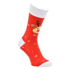 OXSOX unisex barevné Crazy ponožky s vánočními motivy OX9101923 4-pack, 35-38