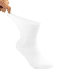 Zdravé Ponožky Zdravé ponožky dámské i pánské zdravotní bavlněné rozšířené jednobarevné diabetické ponožky 3112623 2-pack, 35-38