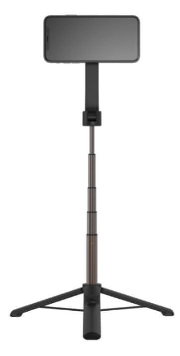 FIXED Selfie stick s tripodem MagSnap s podporou MagSafe a bezdrátovou spouští, černý (FIXSN-M-BK)