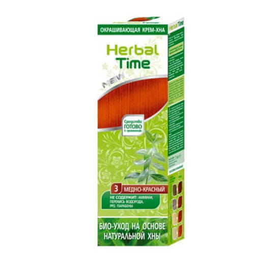 Rosaimpex Henna Herbal Time přírodní barva na vlasy 3 Medově červená 75 ml