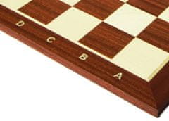 Dřevěné–šachy Dřevěná šachovnice turnajové velikosti č. 5