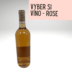MojeParty Víno dárkové Rulandské modré rose - bez etikety