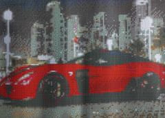 Norimpex Diamantové malování Červené auto 30x40cm