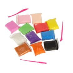 WOWO Sada polymerové pěnové hlíny Plastelína - 12 barev pro kreativní tvorbu