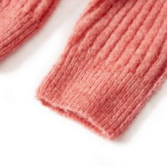 Vidaxl Dětský pletený cardigan středně růžový 116