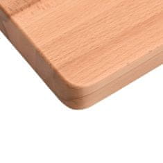Vidaxl Deska psacího stolu 100 x (45–50) x 1,5 cm masivní bukové dřevo
