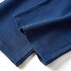 Vidaxl Dětské kalhoty s širokými nohavicemi námořnicky modré 92