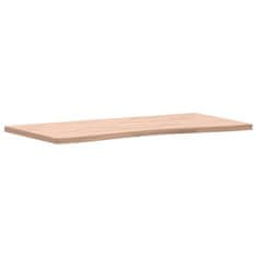 Vidaxl Deska psacího stolu 100 x (45–50) x 2,5 cm masivní bukové dřevo
