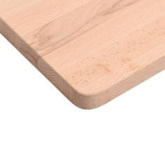 shumee Deska psacího stolu 80 x (36–40) x 1,5 cm masivní bukové dřevo