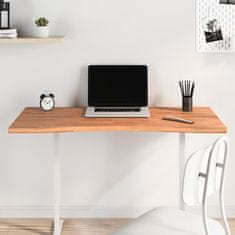 Vidaxl Deska psacího stolu 110 x (50–55) x 2,5 cm masivní bukové dřevo