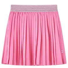 Vidaxl Dětská plisovaná sukně růžová 104
