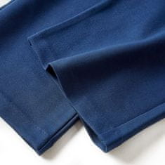 Vidaxl Dětské kalhoty s širokými nohavicemi námořnicky modré 104