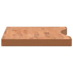 shumee Deska psacího stolu 80 x (36–40) x 4 cm masivní bukové dřevo