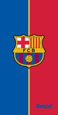 FotbalFans Osuška FC Barcelona, modro-červená, bavlna, 70x140