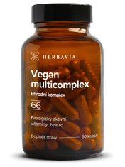Herbavia Vegan Multicomplex + železo, 60 kapslí