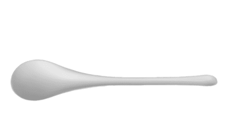 Cookplay Jednorázová lžíce Chikio EKO Spoon White, bílá, 50 ks