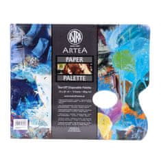 Astra ARTEA Papírová paleta na míchání barev, 25x30cm, 10ks, 325122002