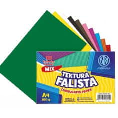 Astra ASTRAPAP Papír vlnitý oboustranný, A4, 10 ks, mix barev, 113021001