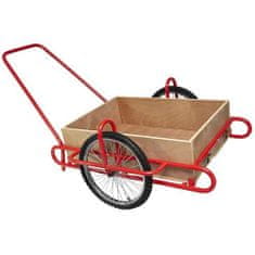 Vozík dvoukolový OPTIMUS 240kg foukací kola, dřevěná korba