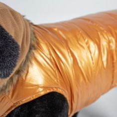 Duvo+ zimní bunda pro psy L 60cm oranžová