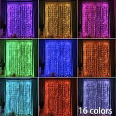 Cool Mango Vícebarevný světelný závěs s 300 LED světly (1+1 GRATIS) - Colorlights