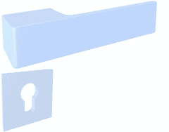 Infinity Line Polo KPOL 800 bílá - klika ke dveřím - pro pokojový klíč