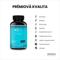 Advance nutraceutics K2D3 ADVANCE 60 tbl.– unikátní vitamin