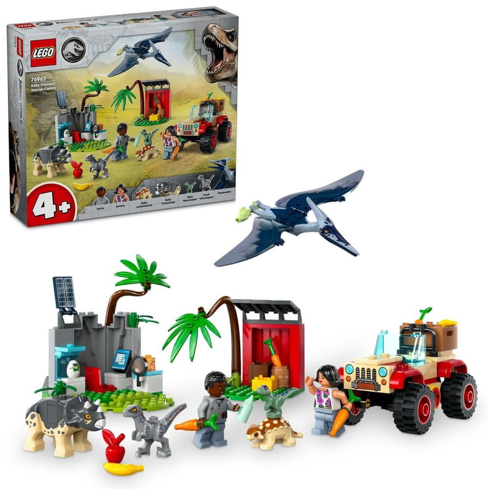 Levně LEGO Jurassic World 76963 Záchranářské středisko pro dinosauří mláďata