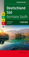 AK 0207 Německo jih 1:500 000 / silniční mapa