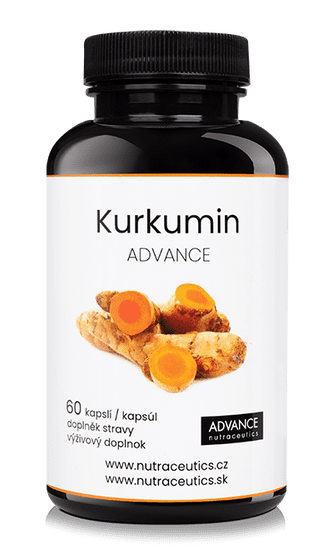 Advance nutraceutics ADVANCE Kurkumin 60 kapslí - extra silný extrakt 95 % kurkuminoidů