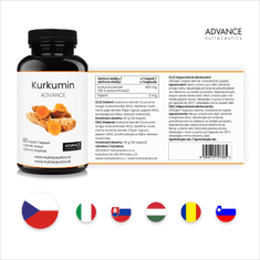 Advance nutraceutics Kurkumin ADVANCE 60 cps. – nejsilnější kurkumin