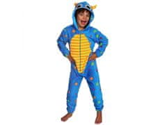 sarcia.eu Monster Puntíkaté jednodílné fleecové pyžamo, dětské onesie s kapucí 3-4 let 98/104 cm