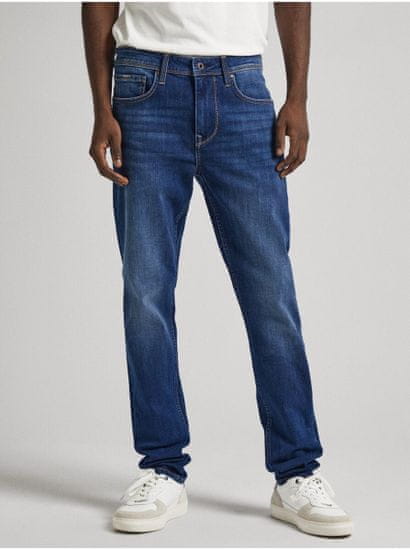 Pepe Jeans Tmavě modré pánské skinny fit džíny Pepe Jeans