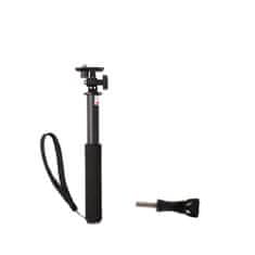 MG Teleskopic Selfie tyč na sportovní kamery, černá