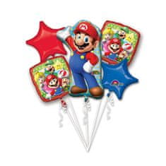 Amscan Balónová kytice Super Mario 5ks
