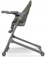 Lionelo Jídelní židlička CORA green olive