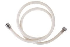 Novaservis Bílá plastová sprchová hadice 150cm
