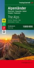 Freytag & Berndt Alpské země 1:800 000 / automapa