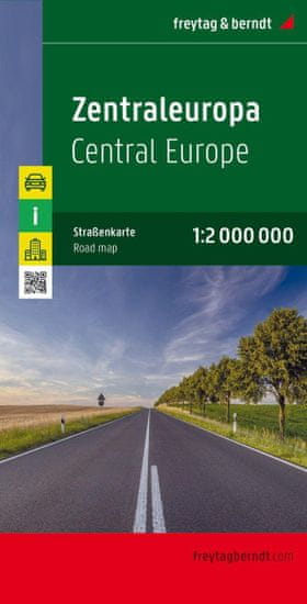 Freytag & Berndt Evropa střední 1:2 000 000 / automapa