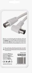 Emos Anténní koaxiální kabel stíněný 3,5m – úhlová vidlice