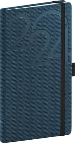AJAX Diář 2024: - modrý, kapesní, 9 × 15,5 cm