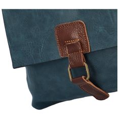 Paolo Bags Městský stylový koženkový batoh Enjoy, modrá